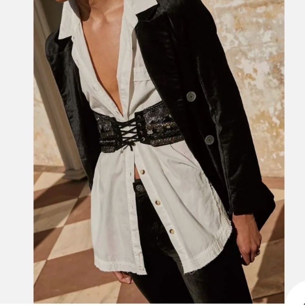 Free People Lost In Your Light Harness Top Size S/M